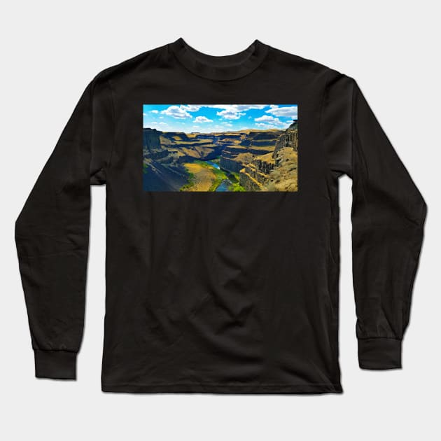 Palouse Falls State Park Long Sleeve T-Shirt by kchase